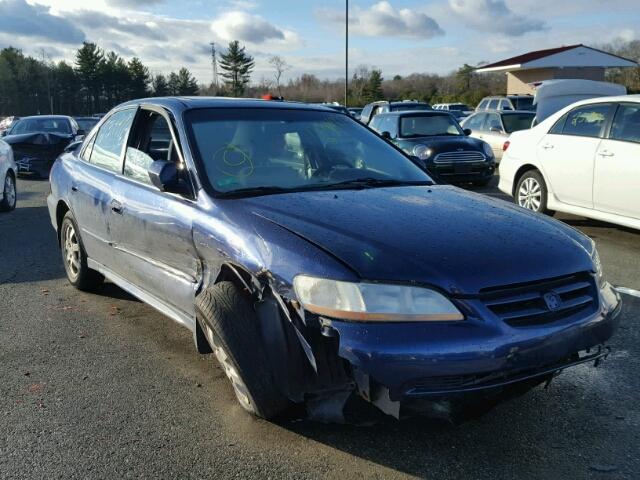 1HGCG66821A131162 - 2001 HONDA ACCORD EX BLUE photo 1