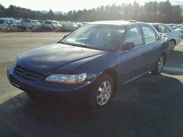 1HGCG66821A131162 - 2001 HONDA ACCORD EX BLUE photo 2