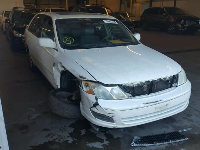 4T1BF28B82U261683 - 2002 TOYOTA AVALON XL WHITE photo 1