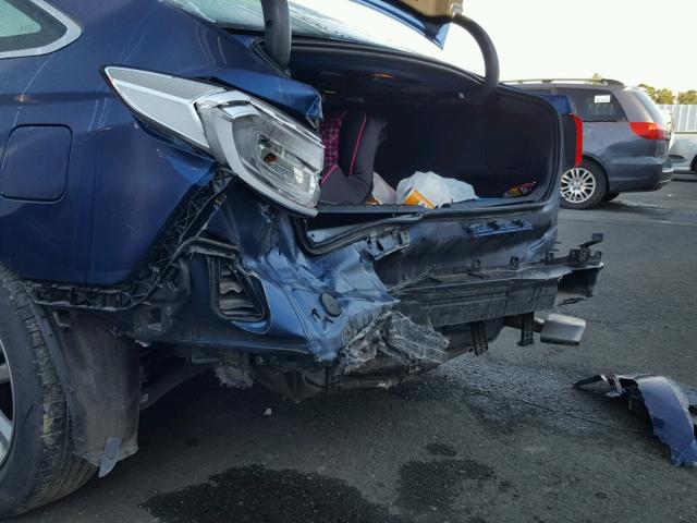 5NPE24AF7GH268793 - 2016 HYUNDAI SONATA SE BLUE photo 9