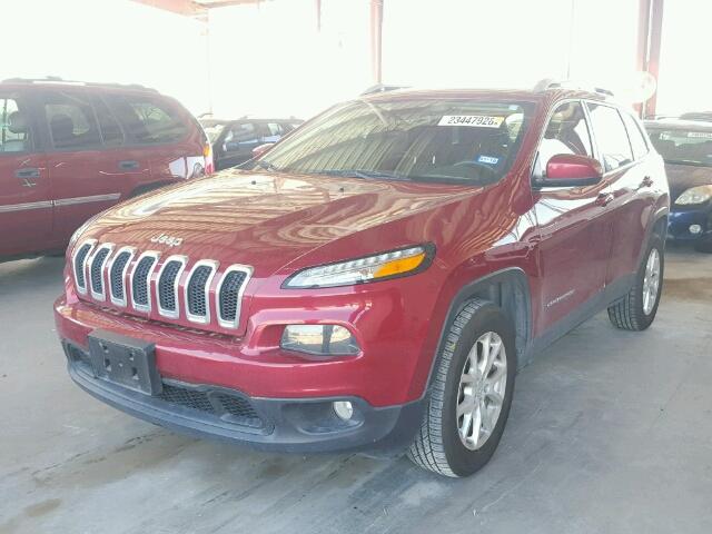 1C4PJMCB9FW645669 - 2015 JEEP CHEROKEE L RED photo 2