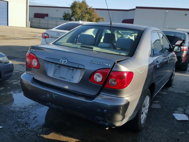 1NXBR32E46Z662458 - 2006 TOYOTA COROLLA CE GRAY photo 4