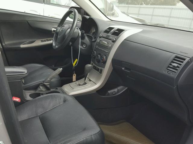 1NXBE40EX9Z102016 - 2009 TOYOTA COROLLA XR 银色 照片 5