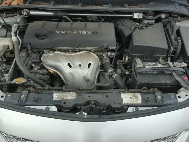 1NXBE40EX9Z102016 - 2009 TOYOTA COROLLA XR 银色 照片 7