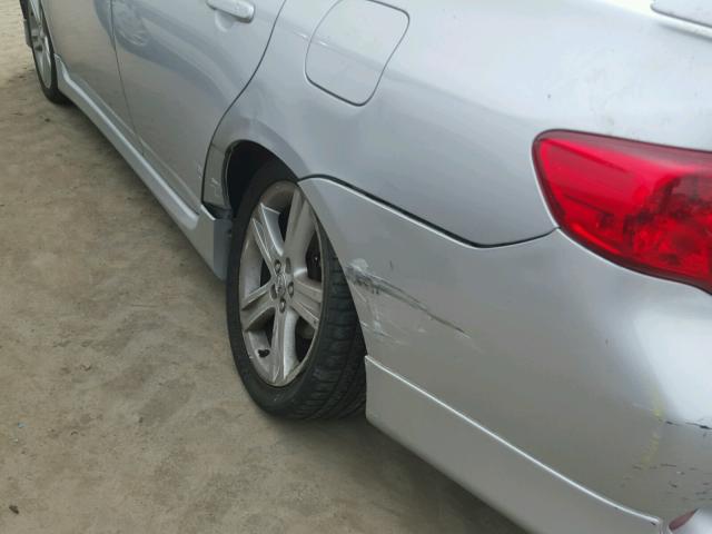 1NXBE40EX9Z102016 - 2009 TOYOTA COROLLA XR 银色 照片 9