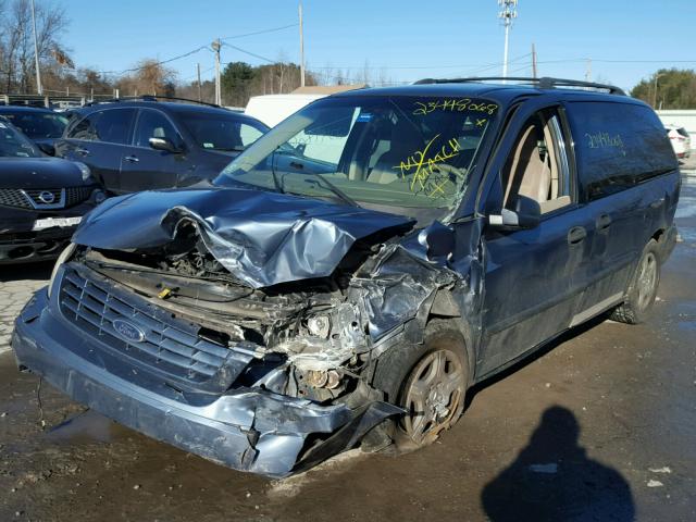 2FMZA51636BA24736 - 2006 FORD FREESTAR S BLUE photo 2