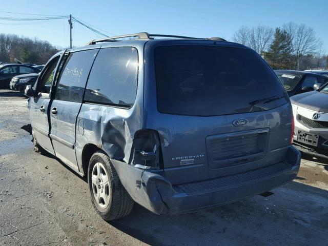 2FMZA51636BA24736 - 2006 FORD FREESTAR S BLUE photo 3