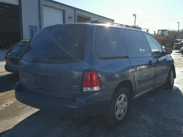 2FMZA51636BA24736 - 2006 FORD FREESTAR S BLUE photo 4