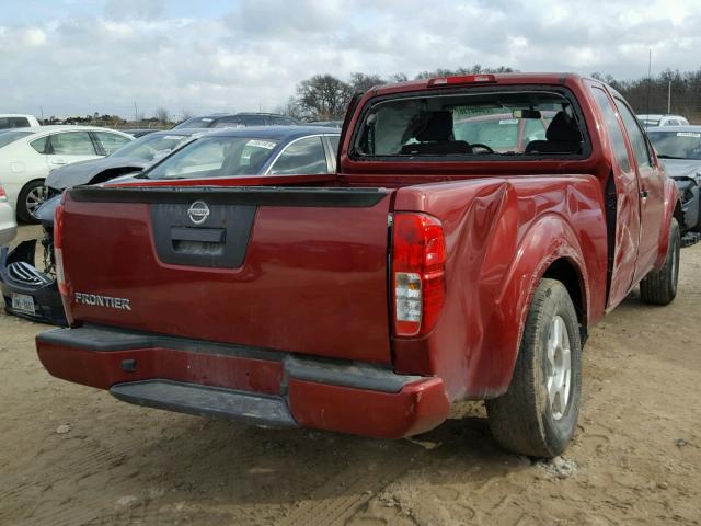 1N6BD0CT4HN706211 - 2017 NISSAN FRONTIER S RED photo 4