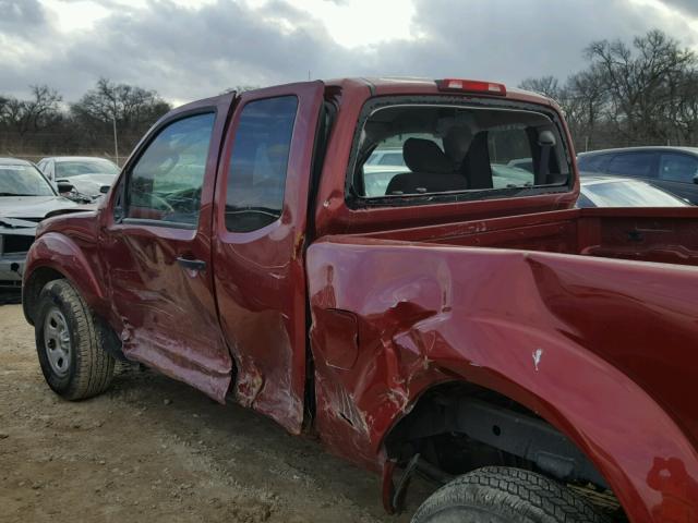 1N6BD0CT4HN706211 - 2017 NISSAN FRONTIER S RED photo 9