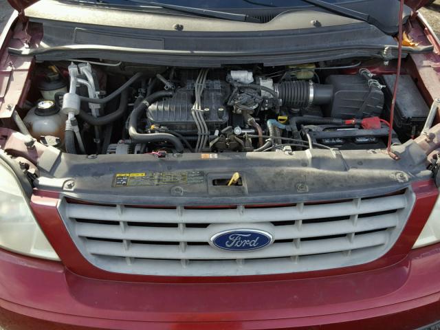 2FMDA57644BA38515 - 2004 FORD FREESTAR S BURGUNDY photo 7