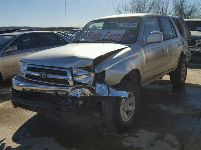 JT3GN86R7Y0151258 - 2000 TOYOTA 4RUNNER SR SILVER photo 2