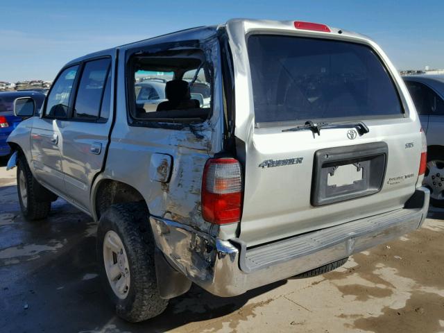 JT3GN86R7Y0151258 - 2000 TOYOTA 4RUNNER SR SILVER photo 3