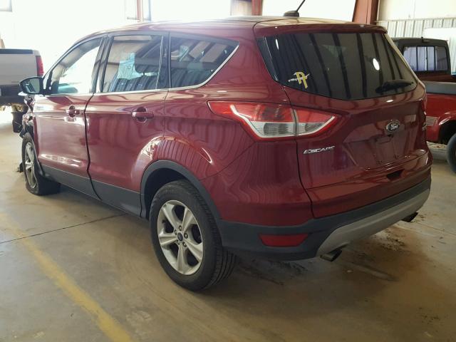 1FMCU0GX7EUD08234 - 2014 FORD ESCAPE SE RED photo 3