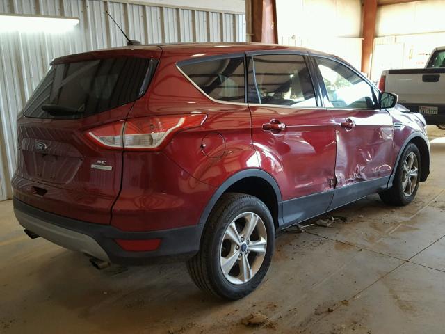 1FMCU0GX7EUD08234 - 2014 FORD ESCAPE SE RED photo 4