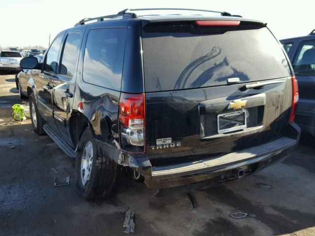 1GNSKBE00DR236387 - 2013 CHEVROLET TAHOE K150 BLACK photo 3