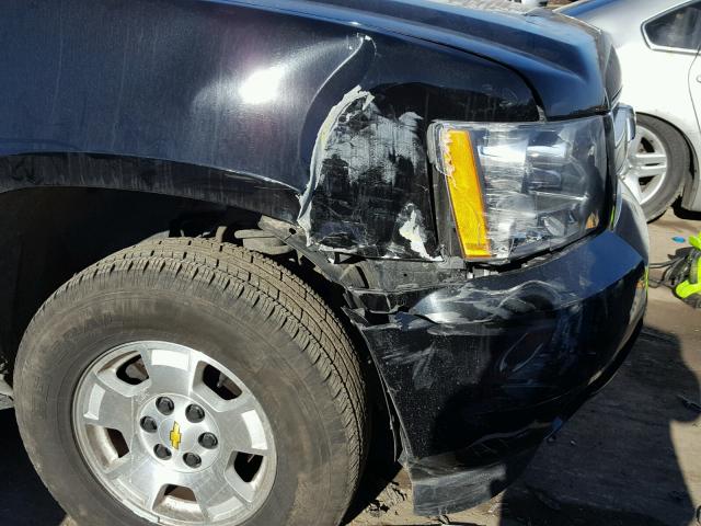 1GNSKBE00DR236387 - 2013 CHEVROLET TAHOE K150 BLACK photo 9