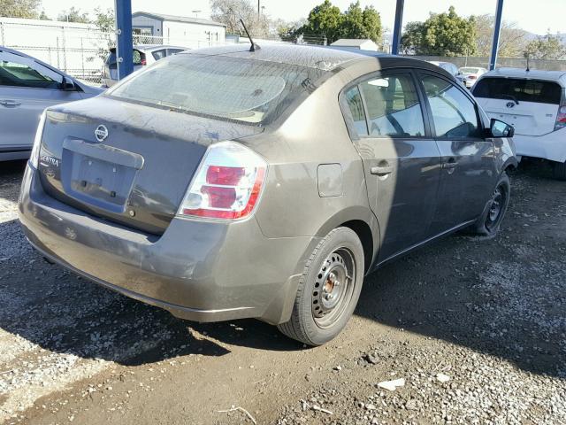 3N1AB61E68L694397 - 2008 NISSAN SENTRA 2.0 CHARCOAL photo 4