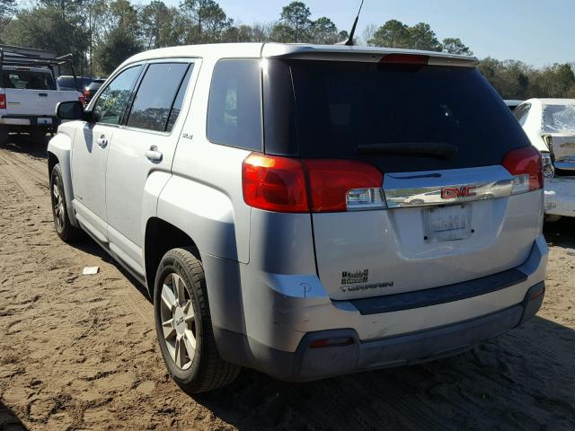 2CTALBEWXA6238469 - 2010 GMC TERRAIN SL SILVER photo 3