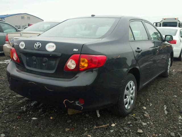 2T1BU4EE0AC372499 - 2010 TOYOTA COROLLA BA BLACK photo 4