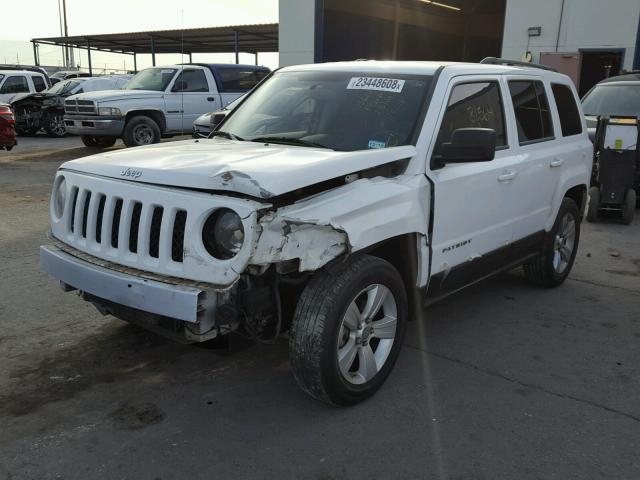 1C4NJPBB3CD548467 - 2012 JEEP PATRIOT SP WHITE photo 2