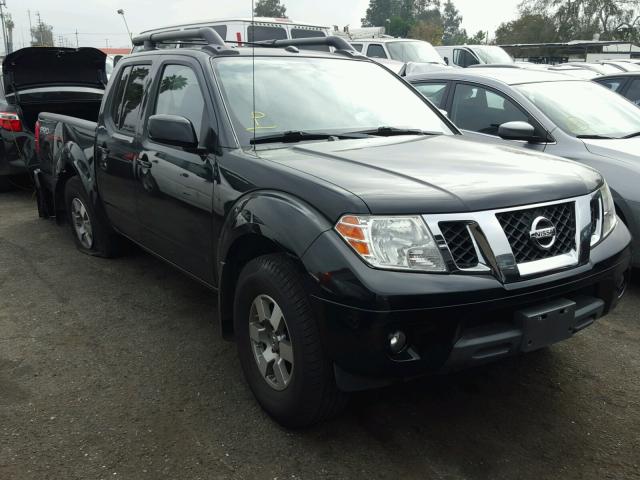 1N6AD0ERXBC428110 - 2011 NISSAN FRONTIER S BLACK photo 1