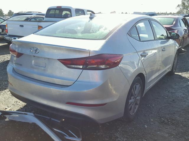 5NPD84LFXHH137804 - 2017 HYUNDAI ELANTRA SE SILVER photo 4