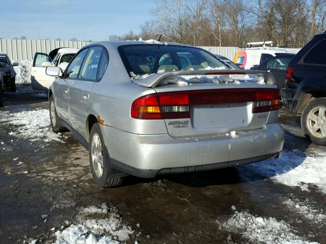 4S3BE896047204407 - 2004 SUBARU LEGACY OUT SILVER photo 3