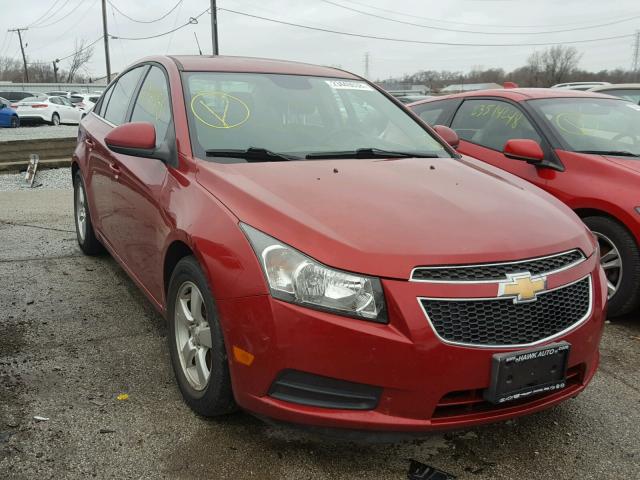 1G1PC5SB6D7315974 - 2013 CHEVROLET CRUZE LT RED photo 1