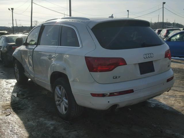 WA1AY74L99D019883 - 2009 AUDI Q7 3.6 QUA WHITE photo 3