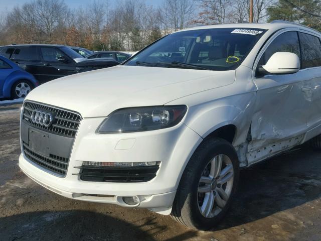 WA1AY74L99D019883 - 2009 AUDI Q7 3.6 QUA WHITE photo 9