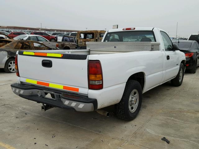 1GCEC14V3YZ133495 - 2000 CHEVROLET SILVERADO WHITE photo 4