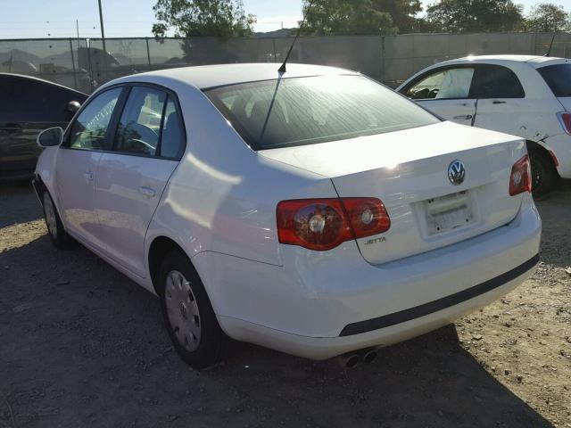 3VWGF71K87M037470 - 2007 VOLKSWAGEN JETTA WHITE photo 3