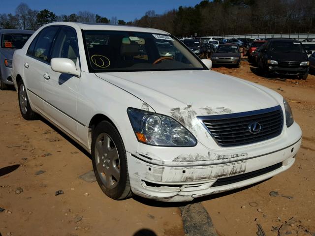 JTHBN36F440173581 - 2004 LEXUS LS 430 WHITE photo 1