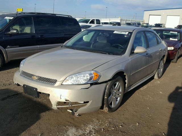 2G1WG5E31C1215801 - 2012 CHEVROLET IMPALA LT TAN photo 2