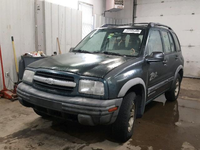 2CNBJ734226943459 - 2002 CHEVROLET TRACKER ZR GRAY photo 2