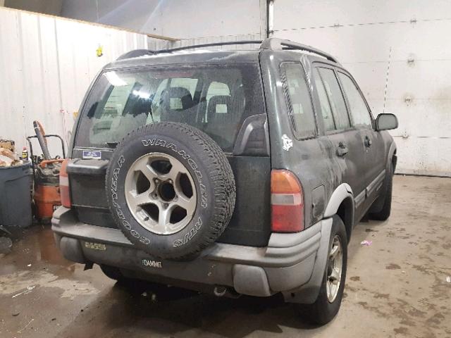 2CNBJ734226943459 - 2002 CHEVROLET TRACKER ZR GRAY photo 4