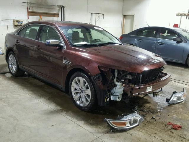 1FAHP2FW5AG163375 - 2010 FORD TAURUS LIM BURGUNDY photo 1