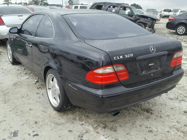 WDBLJ65G5XF111796 - 1999 MERCEDES-BENZ CLK 320 BLACK photo 3