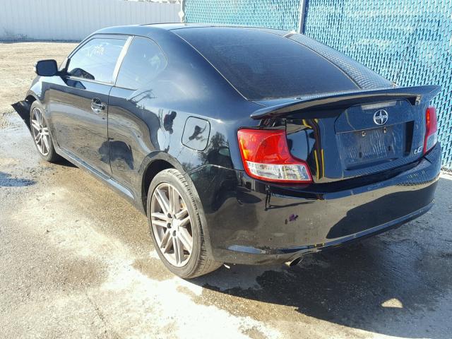 JTKJF5C71C3037045 - 2012 TOYOTA SCION TC BLACK photo 3