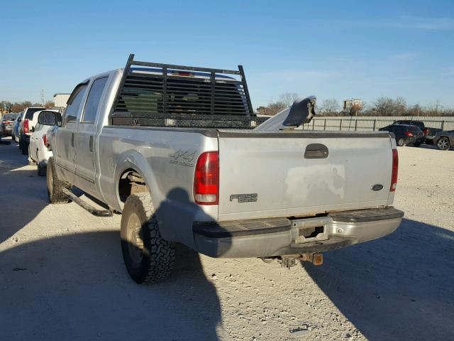 1FTNW21F9YED49014 - 2000 FORD F250 SUPER SILVER photo 3