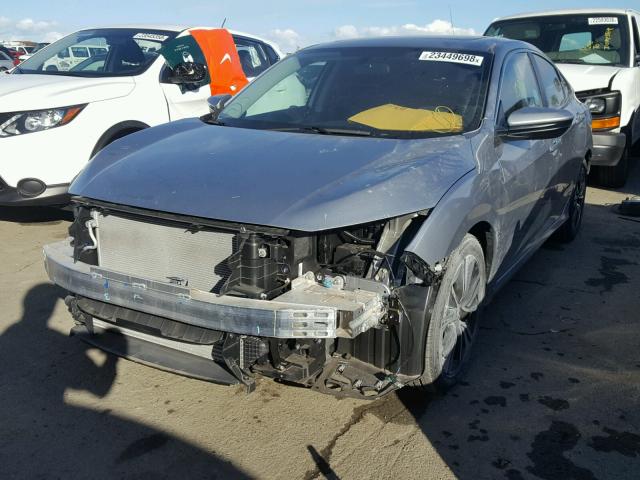 19XFC1F35HE200805 - 2017 HONDA CIVIC EX ვერცხლისფერი ფოტო 2