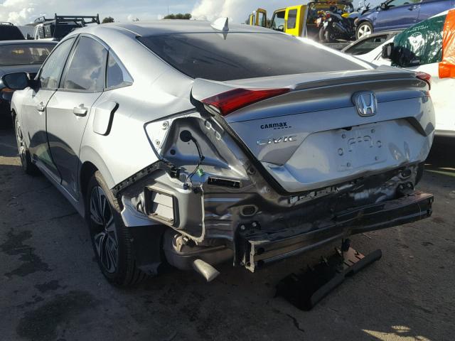 19XFC1F35HE200805 - 2017 HONDA CIVIC EX SILVER photo 3