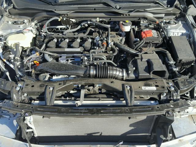 19XFC1F35HE200805 - 2017 HONDA CIVIC EX SILVER photo 7