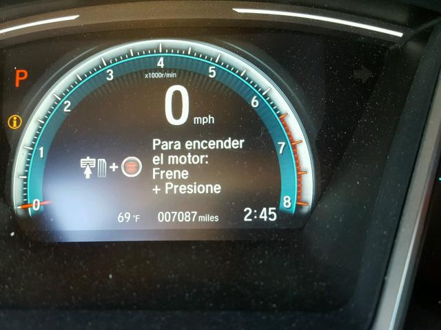 19XFC1F35HE200805 - 2017 HONDA CIVIC EX ვერცხლისფერი ფოტო 8