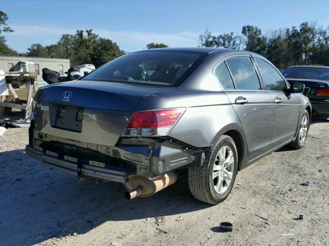 JHMCP26418C006512 - 2008 HONDA ACCORD LXP GRAY photo 4