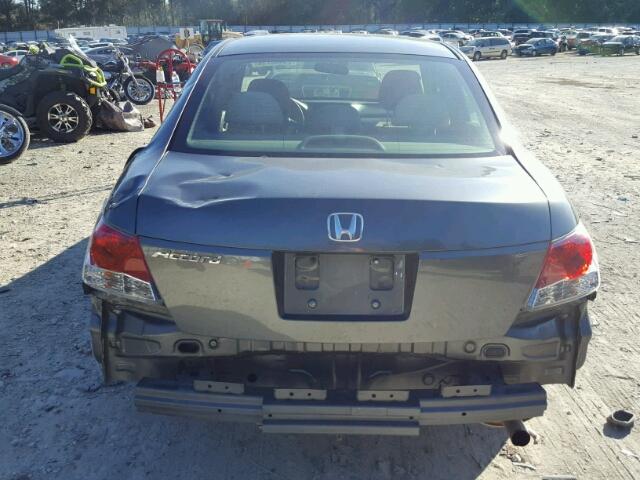 JHMCP26418C006512 - 2008 HONDA ACCORD LXP GRAY photo 9