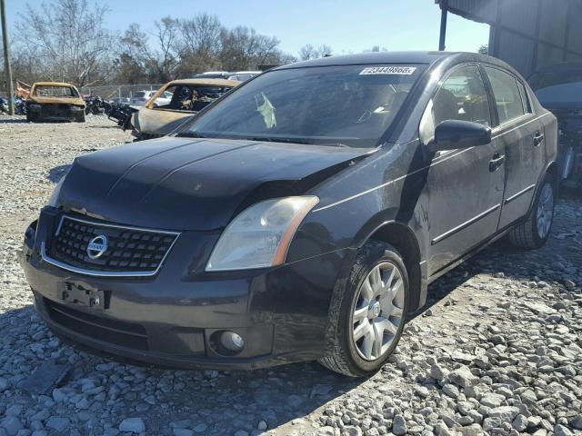 3N1AB61E38L633752 - 2008 NISSAN SENTRA 2.0 BLACK photo 2