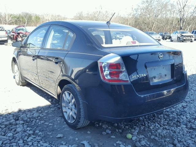 3N1AB61E38L633752 - 2008 NISSAN SENTRA 2.0 BLACK photo 3