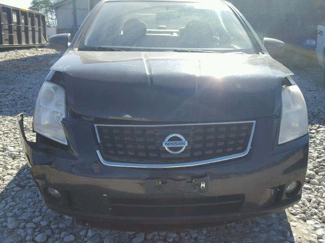 3N1AB61E38L633752 - 2008 NISSAN SENTRA 2.0 BLACK photo 9